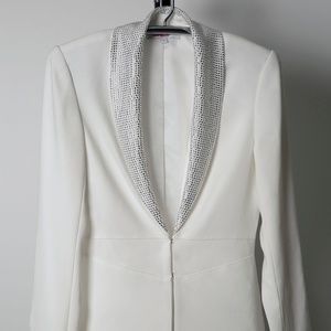 Derek Lam Crystal Collar Blazer
